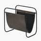 Eliseo Peppercorn Leather Magazine Rack