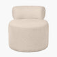 Assisi Taupe Teddy Fabric Modern Occasional Chair