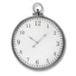 Silver Pocket Watch Wall Clock