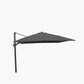 Glow Challenger T2 3m Square Anthracite Free Arm Parasol