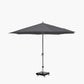 Riva 3.5m Round Anthracite Parasol