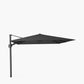 Challenger T2 3m Square Premium Faded Black Free Arm Parasol