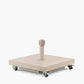 Ceramica Sandstone 40KG Wheeled Parasol Base