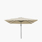 Voyager T2 2.7m Square Champagne Free Arm Parasol
