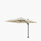Voyager T2 2.7m Square Champagne Free Arm Parasol