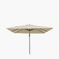 Voyager T2 2.7m Square Champagne Free Arm Parasol