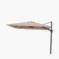 Voyager T2 2.7m Square Taupe Free Arm Parasol