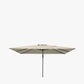 Challenger T2 3.5 x 2.6m Rectangular Champagne Free Arm Parasol