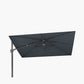 Challenger T2 2.6 x 3.5m Rectangular Premium Anthracite / Faded Black Free Arm Parasol
