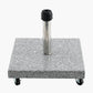 Salerno Hammered Grey Granite 40KG Wheeled Parasol Base