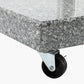 Salerno Hammered Grey Granite 40KG Wheeled Parasol Base