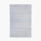 Indoor Outdoor Aqua Blue and White Inca Design Rug