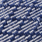 Indoor Outdoor Denim Blue and White Ikat Design Scatter Cushion