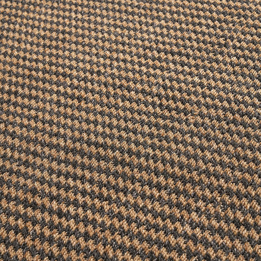 Indoor Outdoor Natural and Slate Grey Design Rug