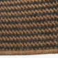 Indoor Outdoor Natural and Slate Grey Design Rug