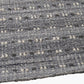 Indoor Outdoor Grey Double Stitch Design Rug