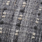 Indoor Outdoor Grey Double Stitch Design Scatter Cushion