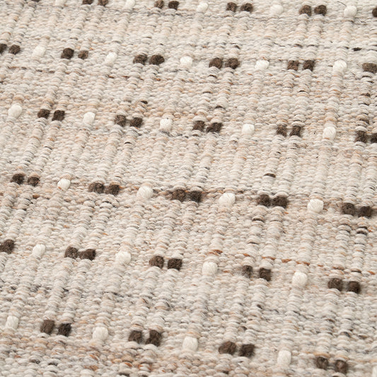 Indoor Outdoor Natural Double Stitch Design Rug