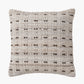 Indoor Outdoor Natural Double Stitch Design Scatter Cushion
