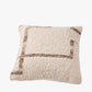 Indoor Outdoor Natural and Tan Fleck Design Scatter Cushion