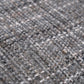Indoor Outdoor Steel Grey and White Stripe Design Runner