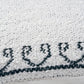 Indoor Outdoor White and Black Greek Key Design Scatter Cushion