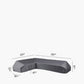Platform Aerocover Right Hand 350x275x90xH30/45/70cm high