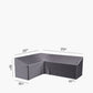Outdoor Seating Set Aerocover Long Right Cover 270x210x85x65x90cm
