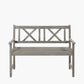 Cambridge Antique Grey Outdoor 2 Seater Bench