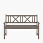 Cambridge Antique Grey Outdoor 3 Seater Acacia Wood Bench