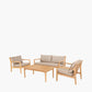 Malta Light Teak Outdoor Seating Set