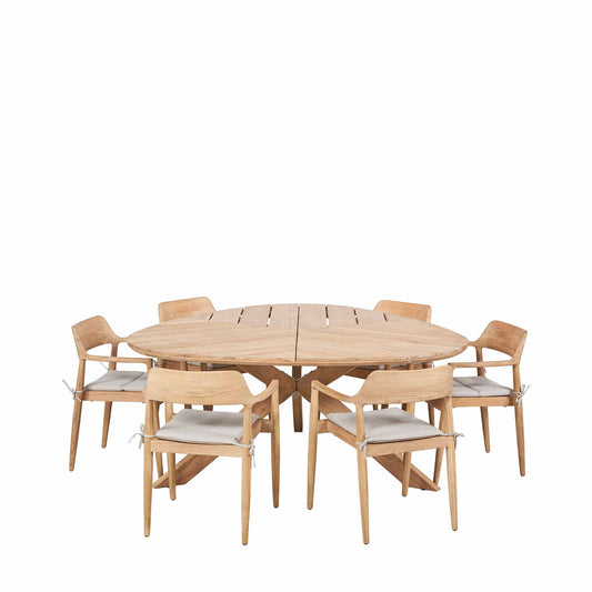 Reuleaux / Salita Outdoor 6 Seater Dining Set