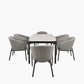 Nevada Putty Outdoor 6 Seater Dining Set