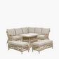 Pattaya Sand Outdoor Corner Seating Set with Adjustable Table