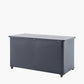 Rhode Island Large Galvanised Steel Cushion Box Anthracite