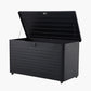 Rhode Island Large Galvanised Steel Cushion Box Black