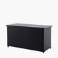 Rhode Island Large Galvanised Steel Cushion Box Black