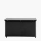 Rhode Island Small Galvanised Steel Cushion Box Black