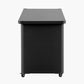 Rhode Island Small Galvanised Steel Cushion Box Black