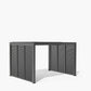 Abierto Full Electric 3m x 4m inc LED complete with 2 x 3m Fixed Louvre Panels, Delivery and Installation