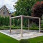 Pavillo Teak 3.5m x 3.5m Pergola, Pavillo LED plus Delivery and Installation