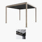 Pavillo Teak 3.5m x 3.5m Pergola, Pavillo LED plus Delivery and Installation