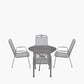 Savoy Round 4 Seater Dining Set