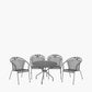 Elegance Round 4 Seater Dining Set with Cushions
