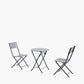 Rennes Anthracite Outdoor Bistro Set