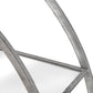 Large Circular Silver Wall Hanging Multi Shelf