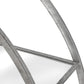 Large Circular Silver Wall Hanging Multi Shelf