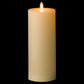 Luxe Collection Natural Glow 3.5 x 9 LED Cream Wax Candle