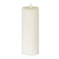 Luxe Collection Natural Glow 3x8 Textured Ribbed LED Candle