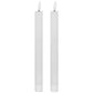 Luxe Collection Natural Glow S/ 2 White LED Dinner Candles